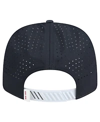 New Era Men's White/Navy Boston Red Sox Established Patch 9SEVENTY Adjustable Hat