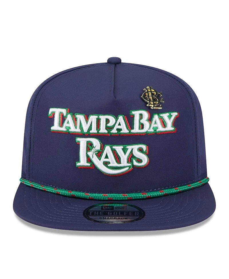 New Era Men's Navy Tampa Bay Rays 2025 Big League Chew Golfer Snapback Hat