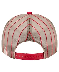 New Era Men's Red St. Louis Cardinals Vintage Arched Foam Front 9FIFTY A-Frame Adjustable Trucker Hat