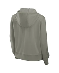 Nike Women's Olive Detroit Tigers One Tri-Blend Dri-fit Hoodie