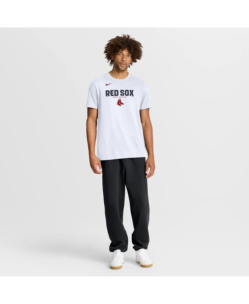 Nike Men's White Boston Red Sox Bold Team Name T-Shirt