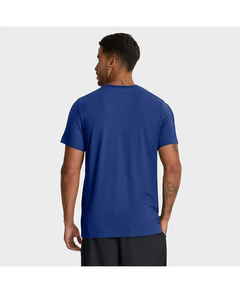Nike Men's Royal Los Angeles Dodgers Tri-Blend Logo T-Shirt