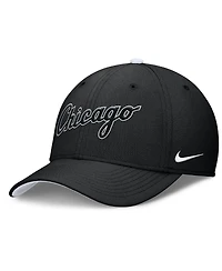 Nike Men's Black Chicago White Sox Primetime Rise Dri-fit Flex Hat
