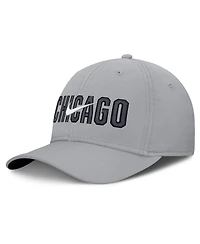 Nike Men's Gray Chicago White Sox Primetime Dri-fit Rise Bozz Flex Hat