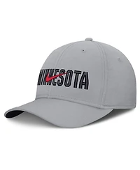 Nike Men's Gray Minnesota Twins Primetime Dri-fit Rise Bozz Flex Hat