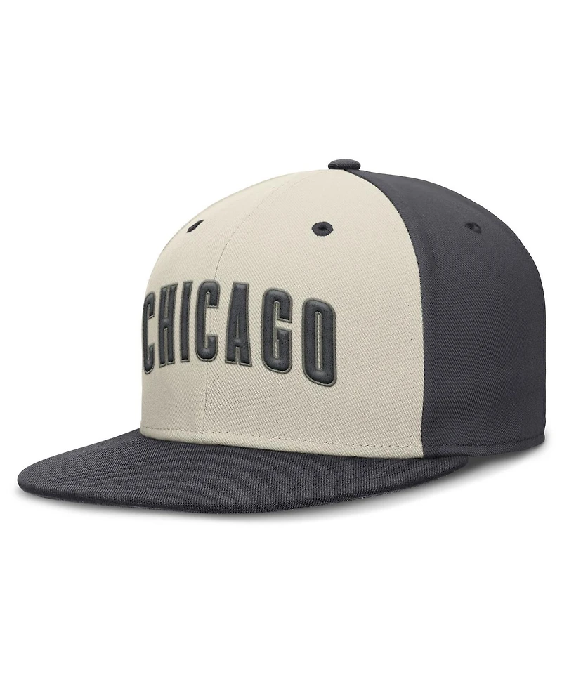 Nike Men's Cream Chicago Cubs Dri-fit True Fitted Hat