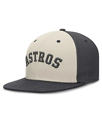 Nike Men's Cream Houston Astros Dri-fit True Fitted Hat