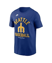 Nike Men's Royal Seattle Mariners Cooperstown Collection T-Shirt