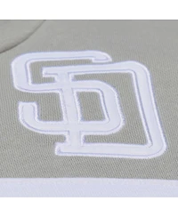 Mitchell & Ness Men's Gray San Diego Padres Cooperstown Collection Thunderstorm Head Coach Hoodie