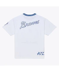Mitchell & Ness Men's White Atlanta Braves Cooperstown Collection Arctic T-Shirt