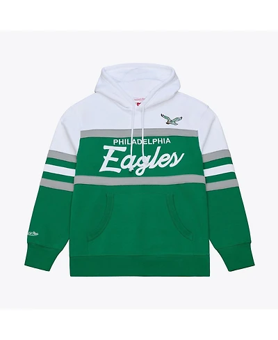 Mitchell & Ness Men's Kelly Green Philadelphia Eagles Head Coach Hoodie
