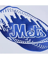Mitchell & Ness Men's White New York Mets Cooperstown Collection Fleece Hoodie