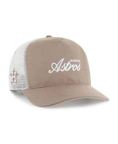 '47 Brand Men's Brown Houston Astros Foundational Mesh Hitch Adjustable Hat