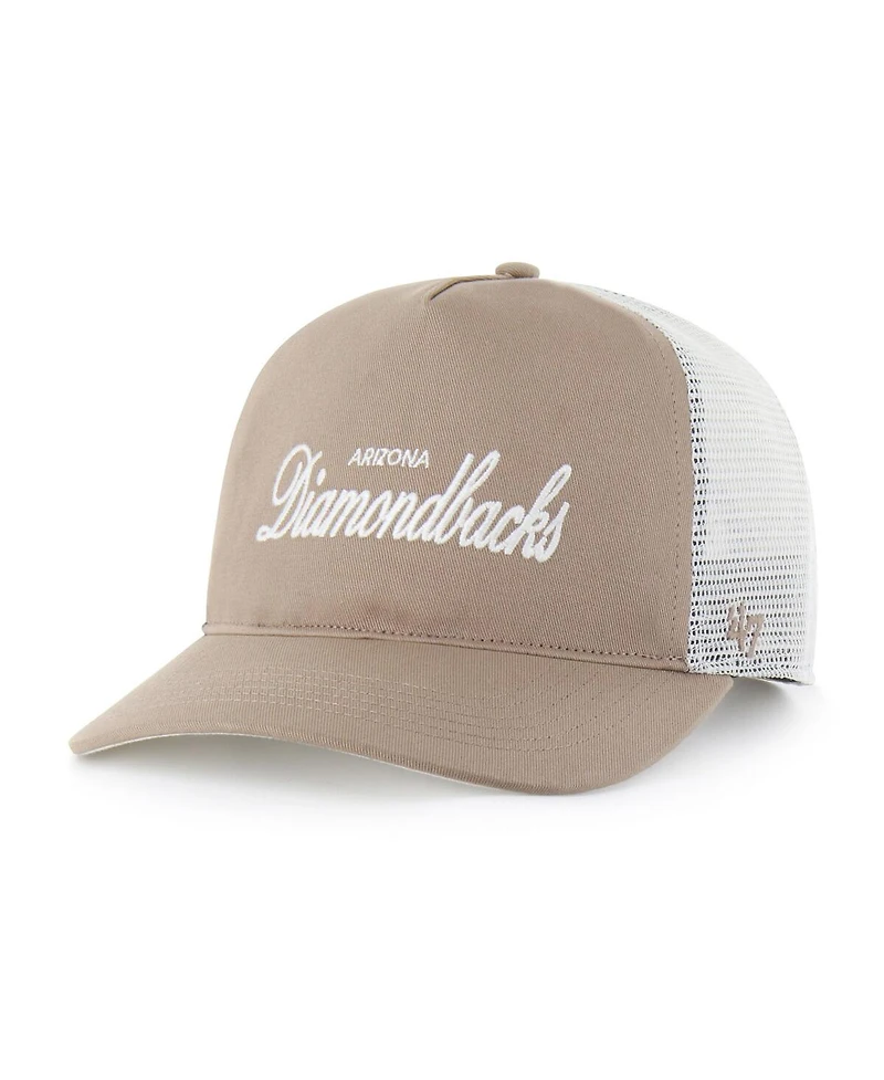 '47 Brand Men's Brown Arizona Diamondbacks Foundational Mesh Hitch Adjustable Hat