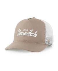 '47 Brand Men's Brown Arizona Diamondbacks Foundational Mesh Hitch Adjustable Hat