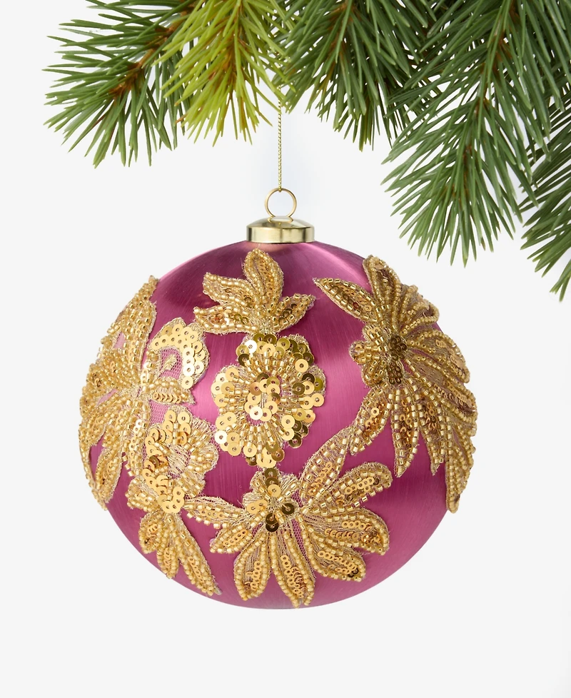 Holiday Lane Enchanted Forest Ball Ornament, Macy's Exclusive