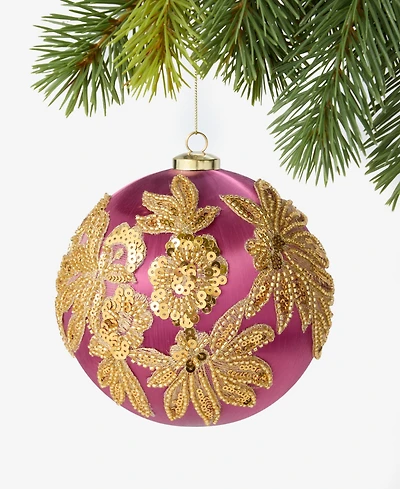Holiday Lane Enchanted Forest Ball Ornament, Macy's Exclusive