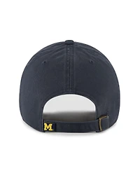 '47 Brand Men's Navy Michigan Wolverines Clean Up Adjustable Hat