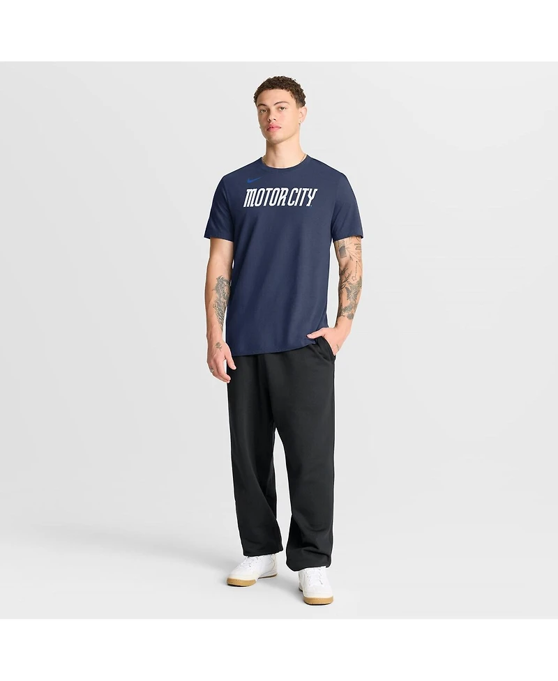Nike Men's Navy Detroit Tigers City Connect Large Logo T-Shirt