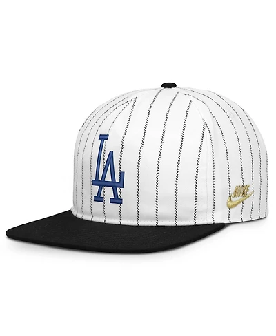 Nike Men's White/Black Los Angeles Dodgers Cooperstown Collection Pro Adjustable Hat