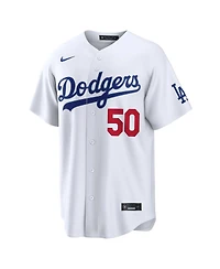Nike Men's Mookie Betts White Los Angeles Dodgers Home Stadium Jersey