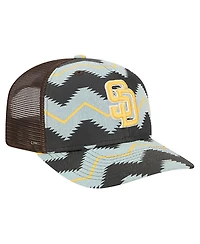 New Era Men's Denim/Brown San Diego Padres Aztec Denim 9SEVENTY Adjustable Hat