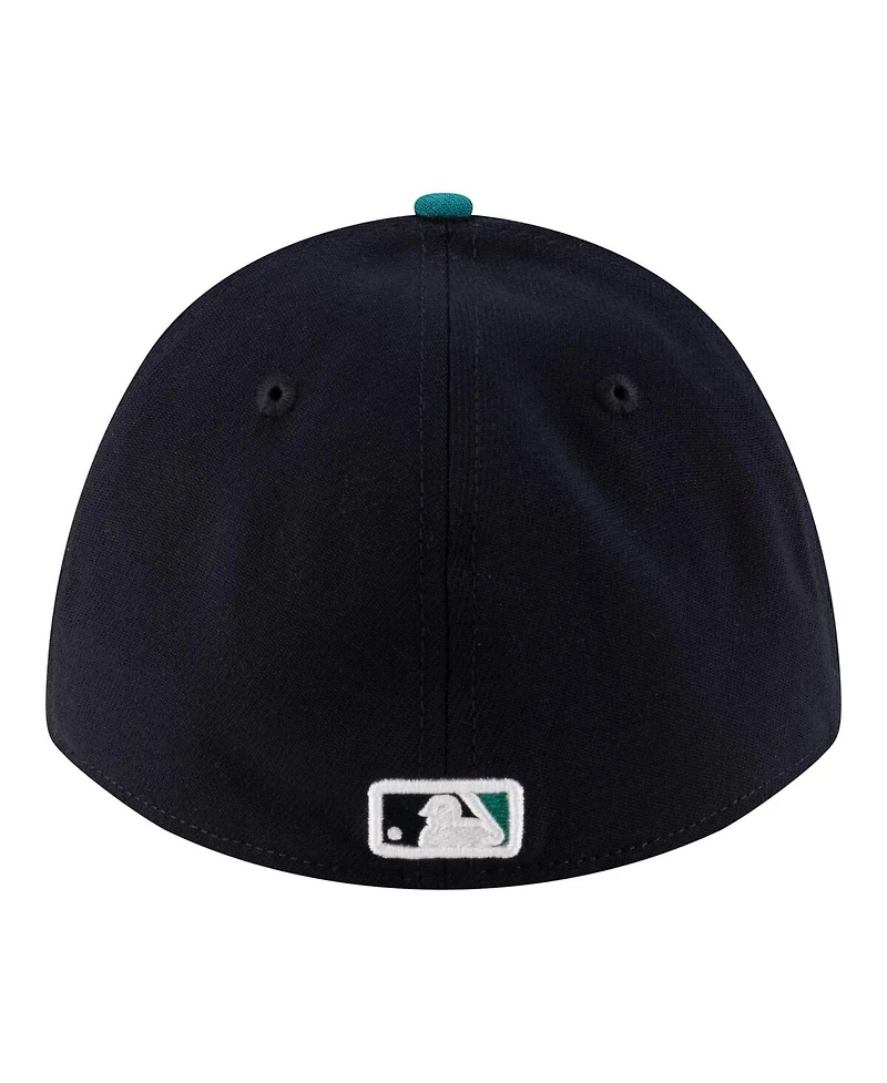 New Era Men's Navy Seattle Mariners Alternate Player Replica 39THIRTY M-Crown Flex Hat