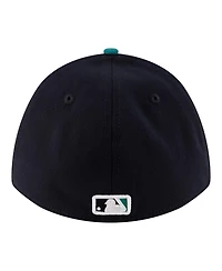 New Era Men's Navy Seattle Mariners Alternate Player Replica 39THIRTY M-Crown Flex Hat