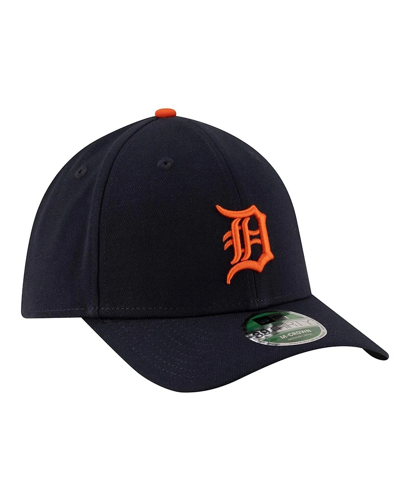 New Era Men's Navy Detroit Tigers Player Replica 39THIRTY M-Crown Flex Hat