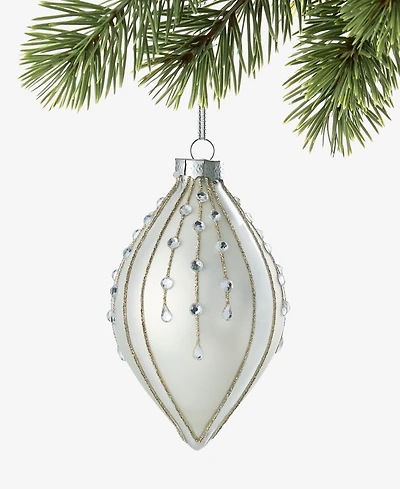 Holiday Lane Gilded Glamour Drop Ornament, Macy's Exclusive