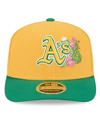 New Era Men's Gold/Green Athletics 2026 Spring Training 9SEVENTY Adjustable Hat