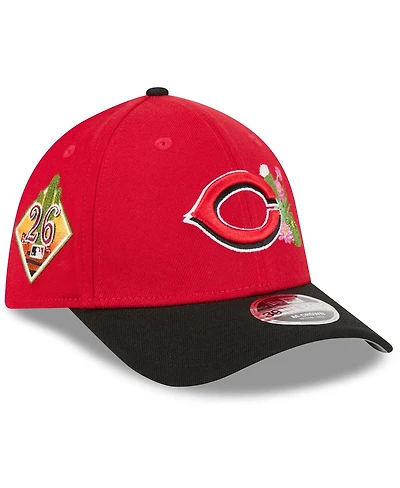 New Era Men's Red/Black Cincinnati Reds 2026 Spring Training M-Crown 39THIRTY Flex Hat