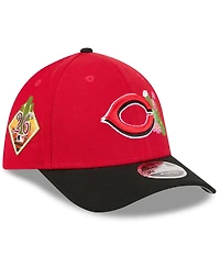 New Era Men's Red/Black Cincinnati Reds 2026 Spring Training M-Crown 39THIRTY Flex Hat