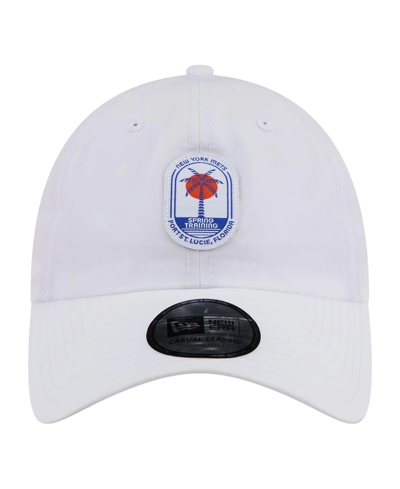 New Era Men's White New York Mets 2026 Spring Training Fan Pack Icon Casual Classic Adjustable Hat
