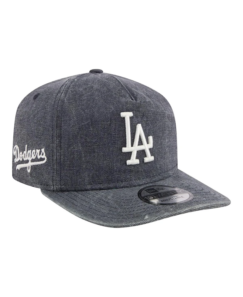 New Era Men's Navy Heather Los Angeles Dodgers Throwback Denim Classic 19TWENTY Adjustable Hat