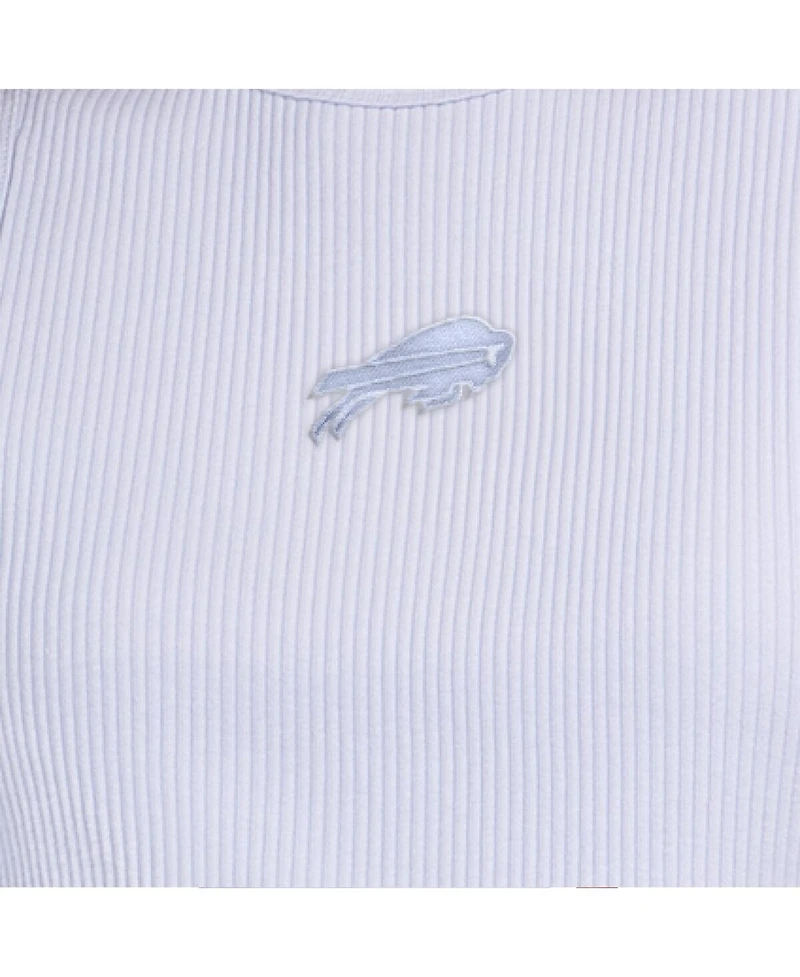 Starter Women's Pastel Blue Buffalo Bills Travel Pastels Cropped Tank Top