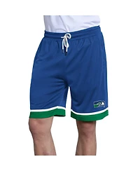 Starter Men's Royal Seattle Seahawks Throwback Power Play Mesh Shorts