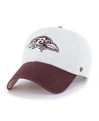 '47 Brand Men's and Women's Stone/Burgundy Baltimore Ravens Love Letter Clean Up Adjustable Hat