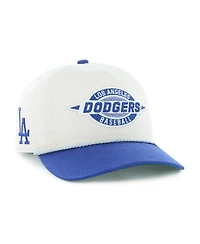 '47 Brand Big Boys and Girls Natural/Royal Los Angeles Dodgers Frame Out Hitch Adjustable Hat
