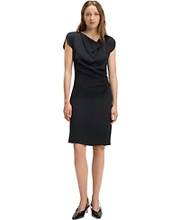 Boss by Hugo Women's Drape-Neckline Dress