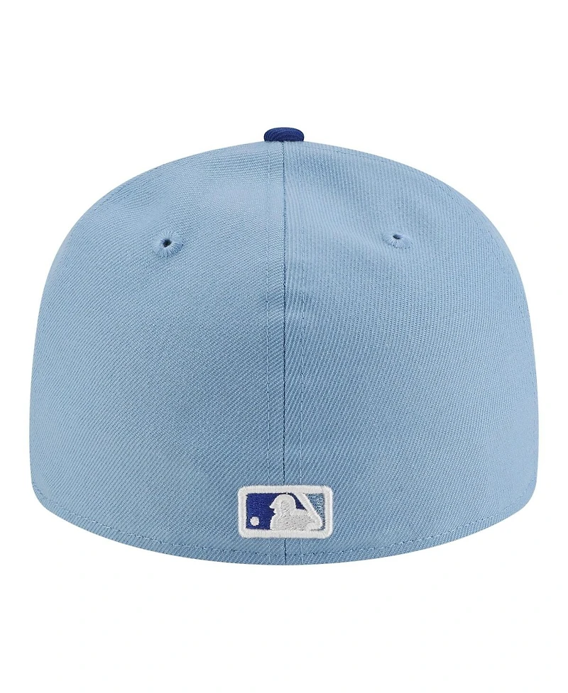 New Era Men's White/Blue Kansas City Royals Authentic Collection On-Field Low Profile 59FIFTY Fitted Hat