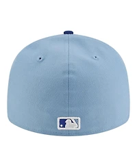 New Era Men's White/Blue Kansas City Royals Authentic Collection On-Field Low Profile 59FIFTY Fitted Hat