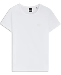 Boss by Hugo Women's Slim-Fit Mercerized-Cotton Monogram T-Shirt