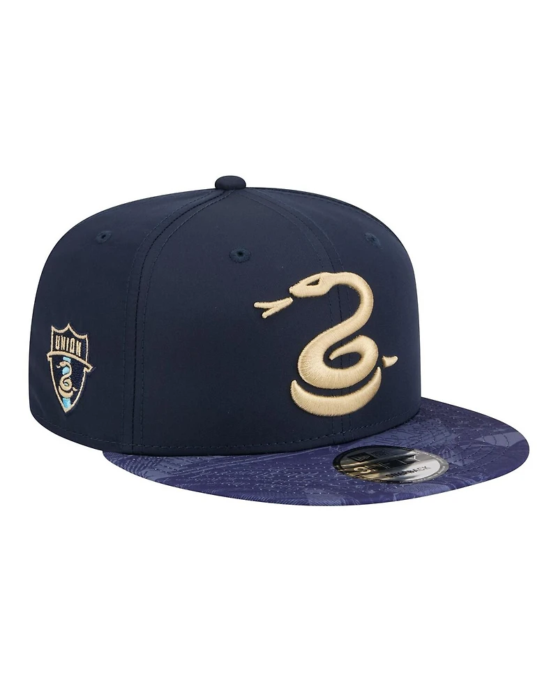 New Era Men's Navy Philadelphia Union 2026 Jersey Hook 9FIFTY Snapback Hat