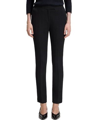 Boss by Hugo Women's Crease-Resistant Herringbone Slim-Fit Pants
