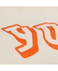 Mitchell & Ness Men's Cream New York Knicks Hardwood Classics Chainstitch Premium Fleece Hoodie