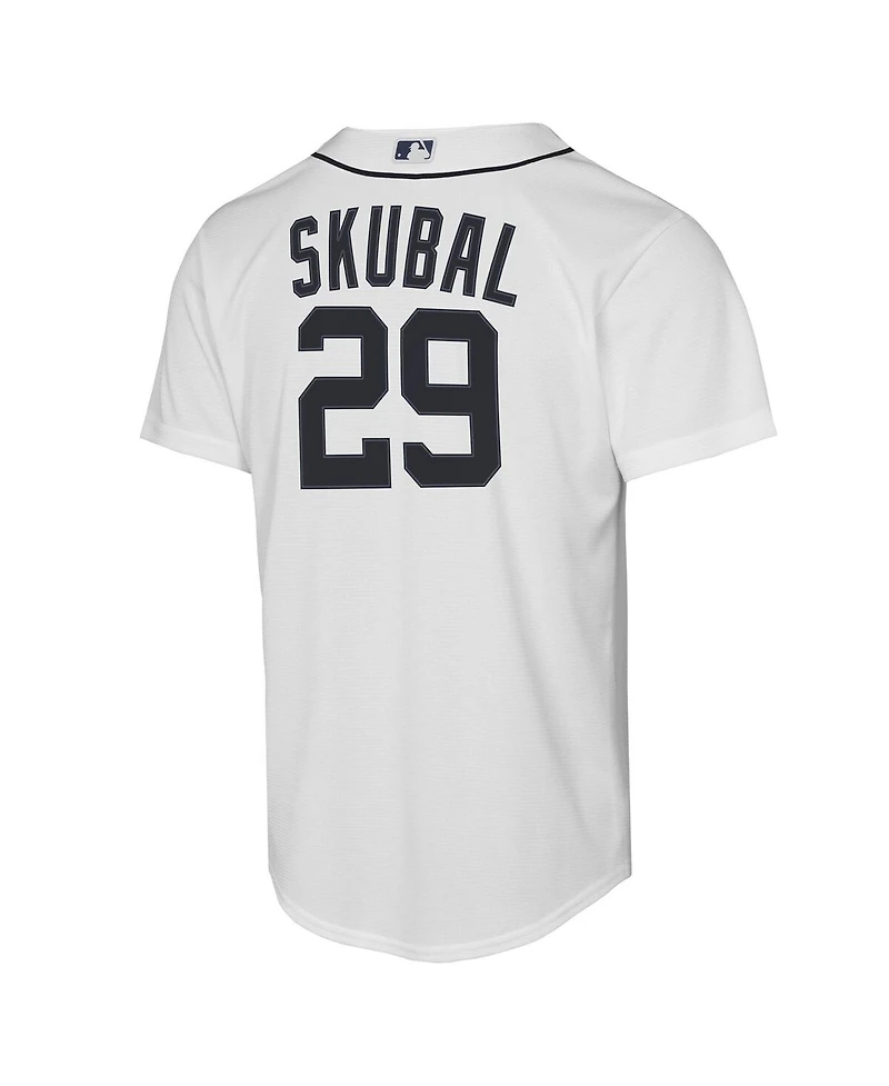Nike Big Boys and Girls Tarik Skubal White Detroit Tigers Home Replica Player Jersey