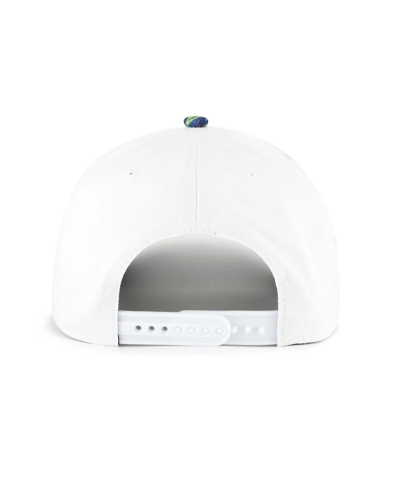 '47 Brand Men's White/Navy New England Patriots Beach Side Hitch Adjustable Hat