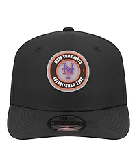 New Era Men's Black New York Mets Circle 9SEVENTY Adjustable Hat