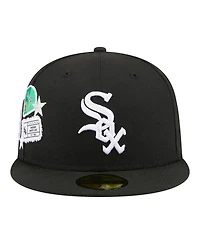 New Era Men's Black Chicago White Sox City Patch 59FIFTY Fitted Hat